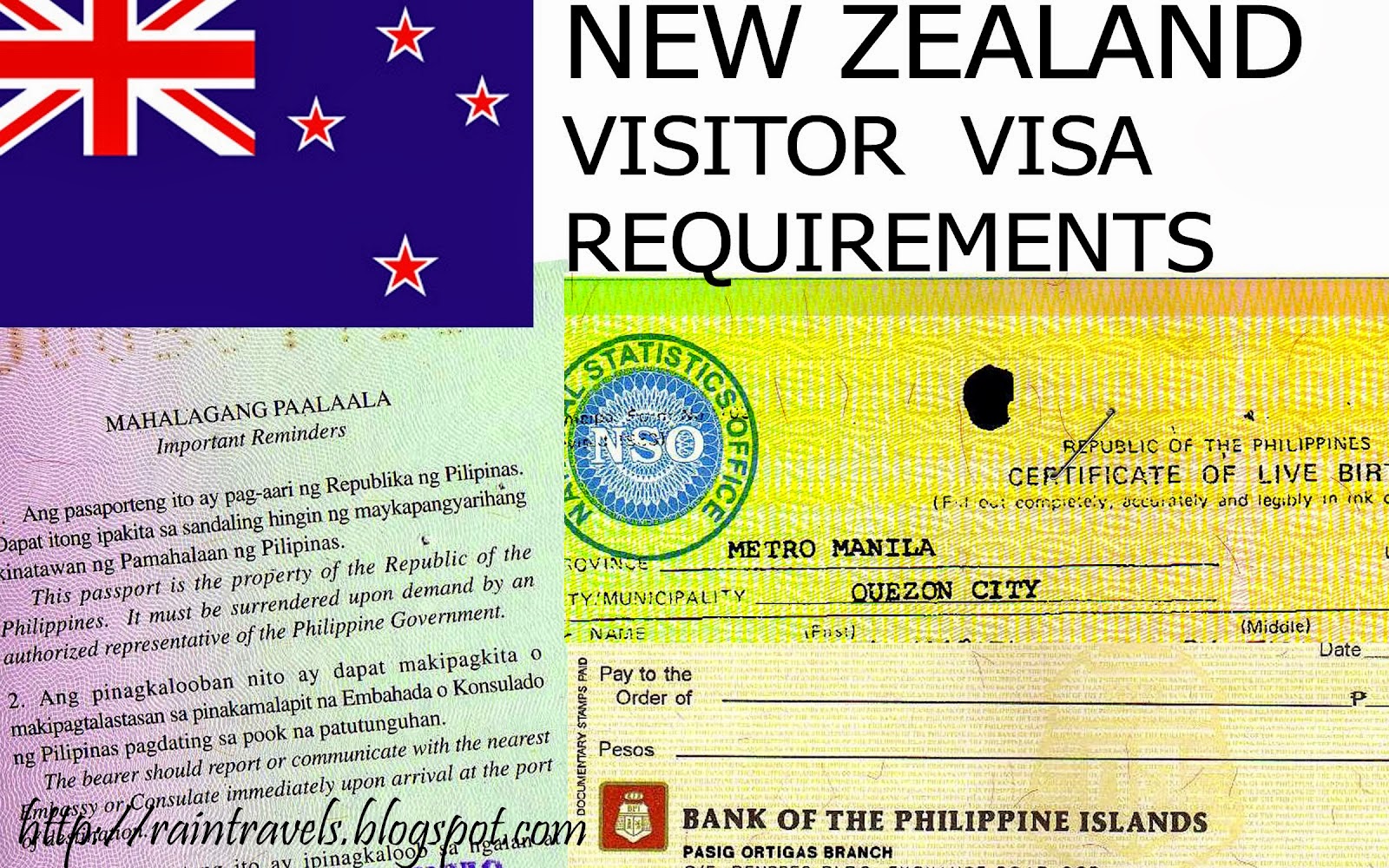 Thủ tục xin visa New Zealand
